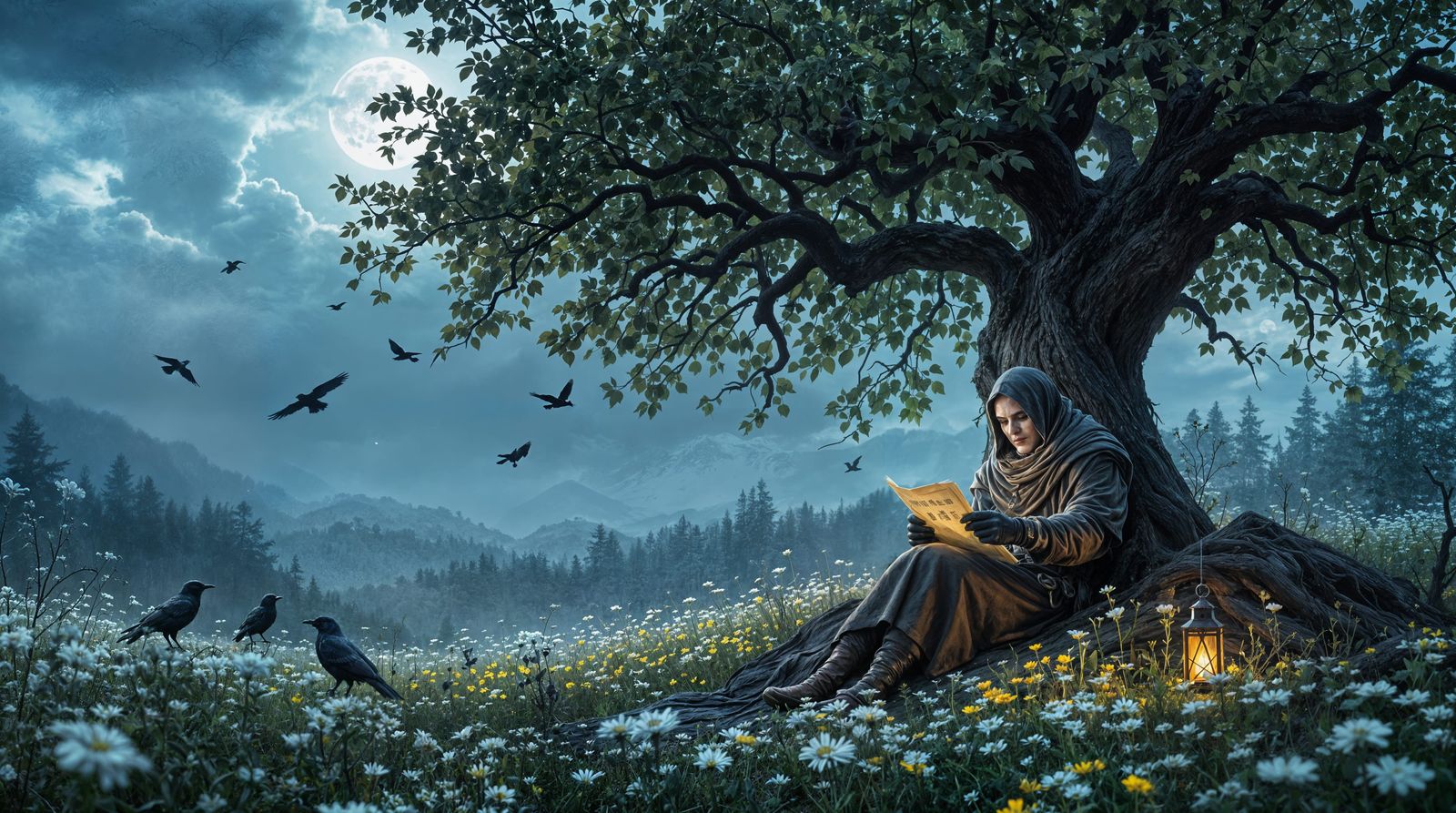 Wayward Traveler in Mysterious Norwegian Wilderness