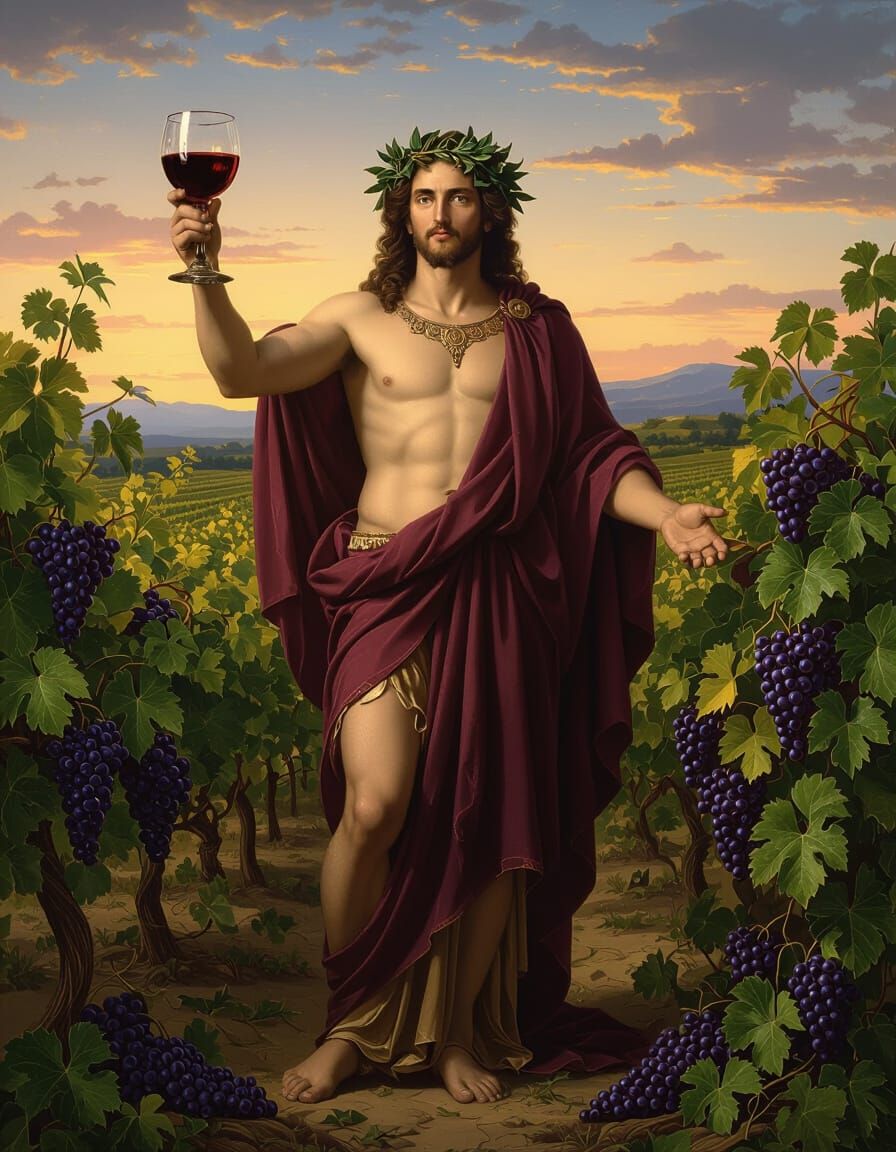 Dionysus in a Vineyard: Baroque God of Wine