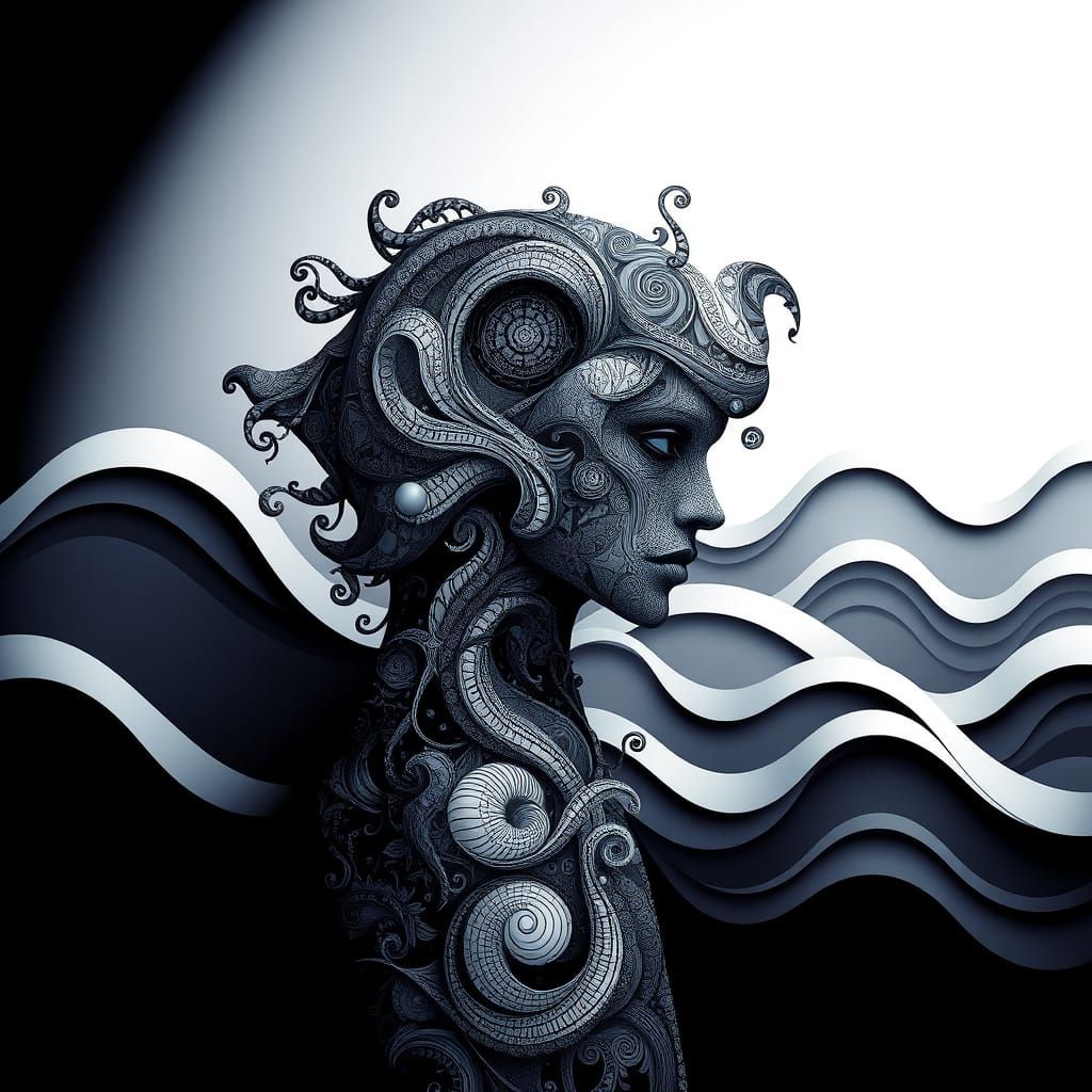 Intricate Patterns Unfold in Futuristic Geometry