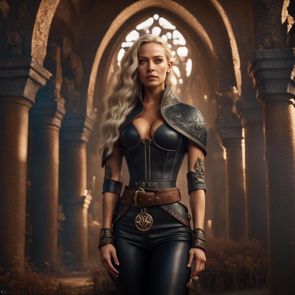 Abby Dowse Embraces Alpha and Omega: Detailed Matte Painting