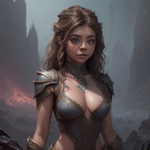 Detailed Close-up Portrait in a Fantasy Style