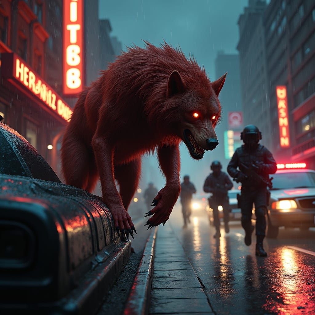 Redhead Werewolf Rages Through Boston Combat Zone