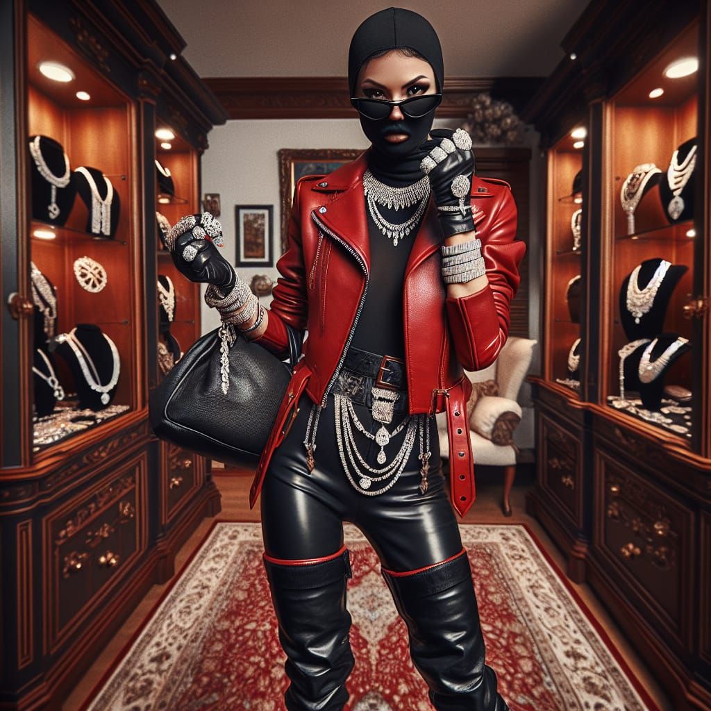 Luxurious Jewels Stolen by Scarlet Santa