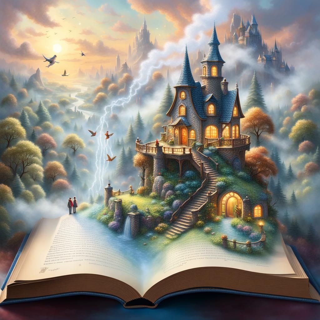 Bizarre Fairy Tale Scene in 3D