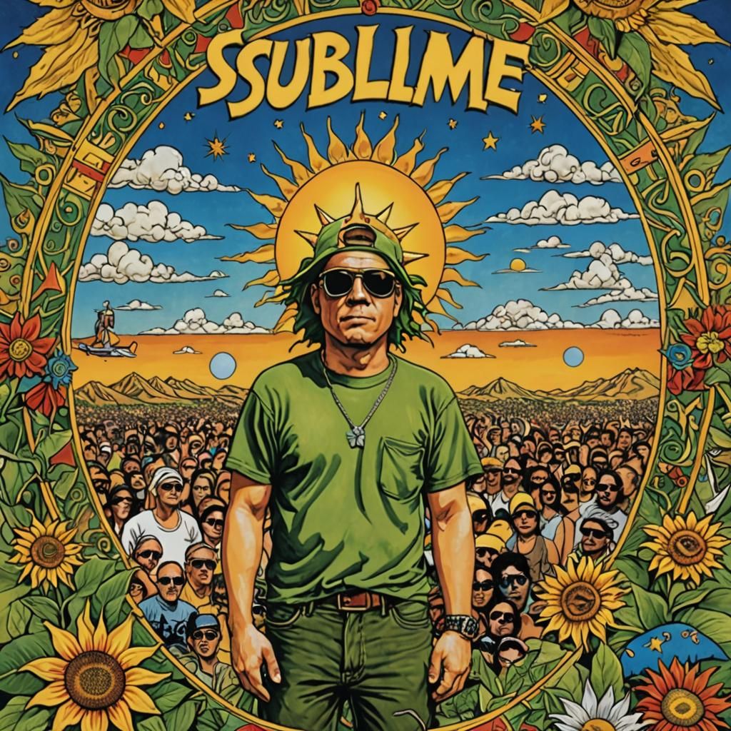Sublime Album Cover Art with Sun