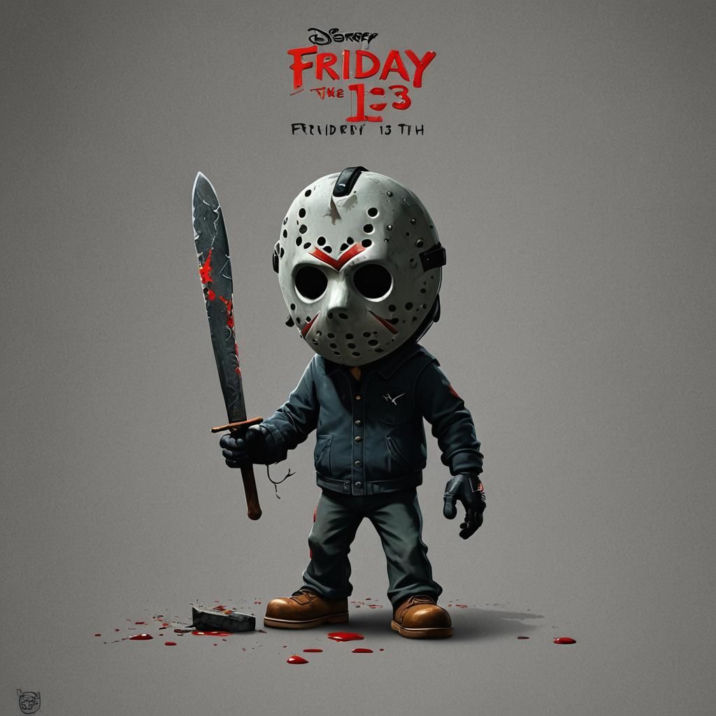 Child-Friendly Friday the 13th Disney Movie Poster