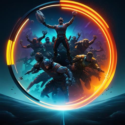 Inclusive Athletes in Futuristic Stadium: Pixar-Inspired Art