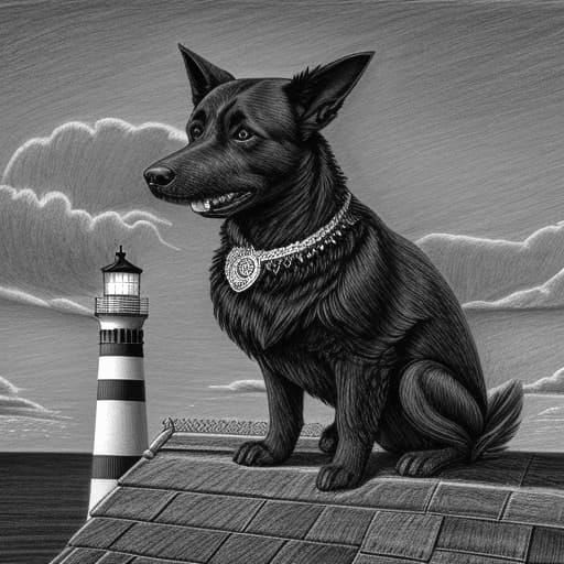 "Man’s Best Friend in Graphite"
