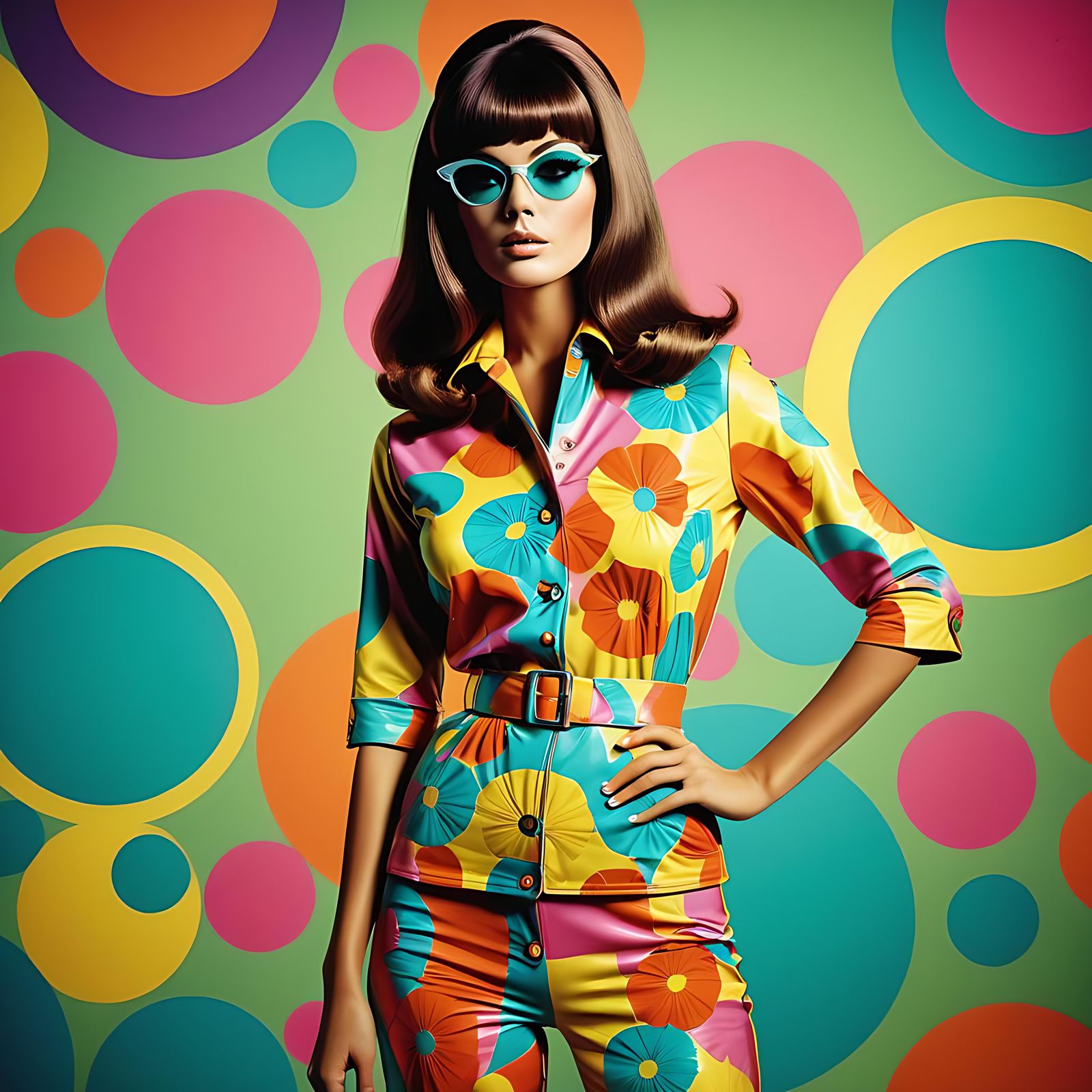 Retro Vintage Pop Art Chic. 4