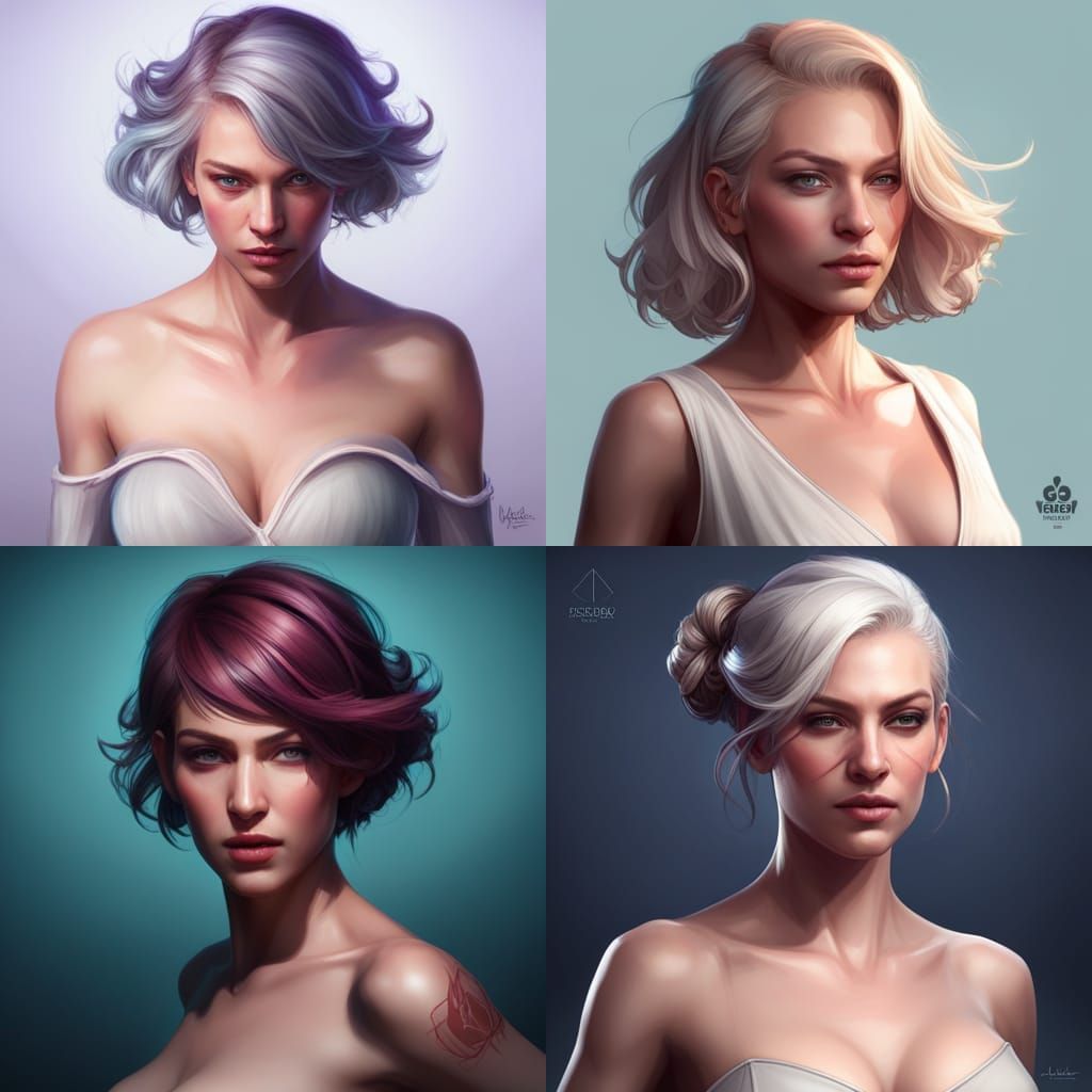 Detailed Portrait with Dynamic Lighting