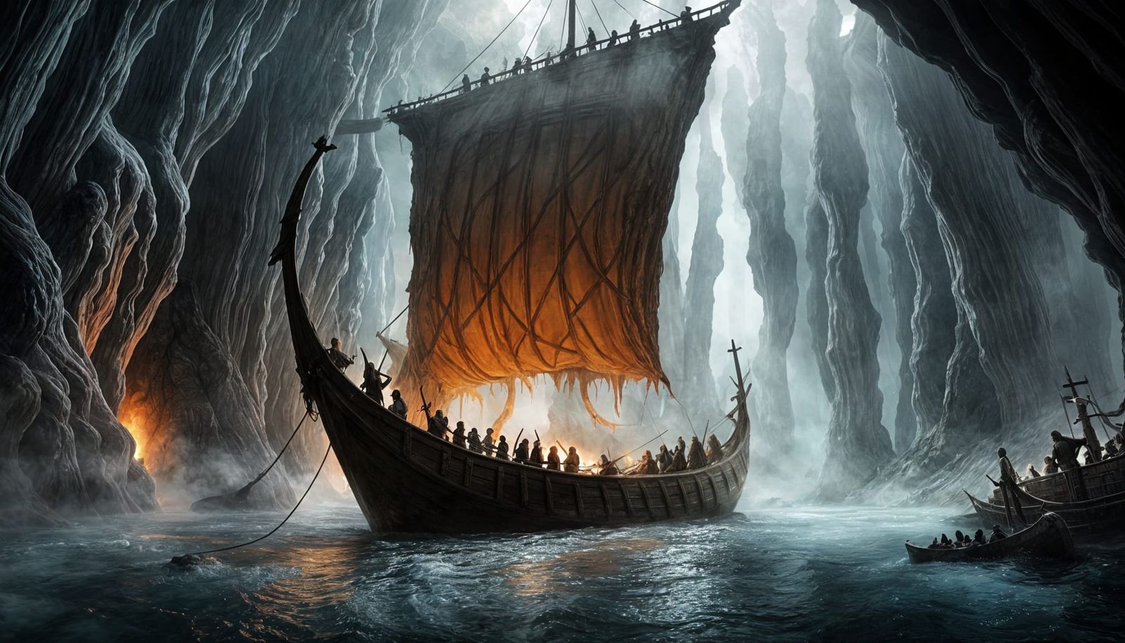 Eerie Viking Drakkar Journey to Valhalla