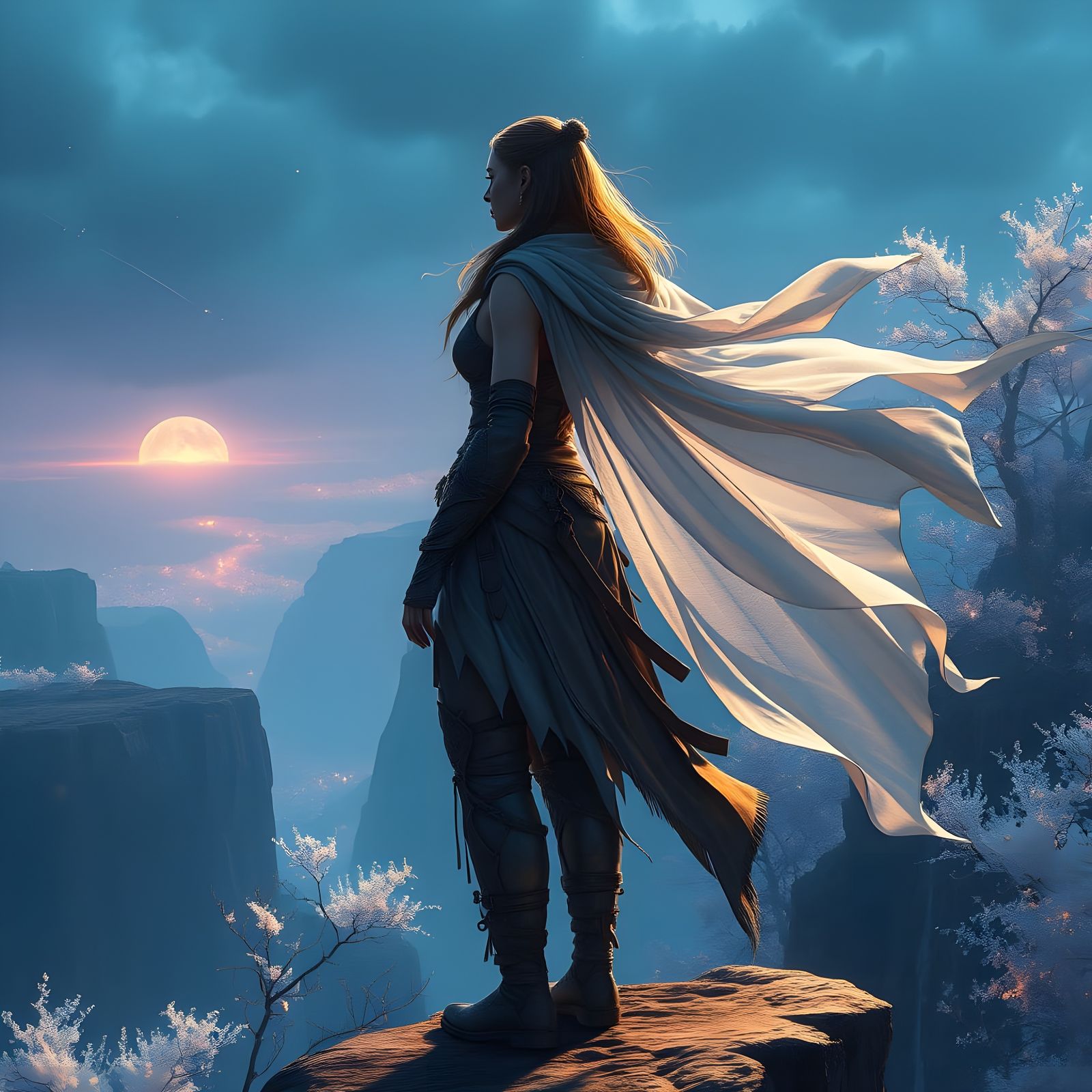 Ethereal Landscape Unveiled in Vibrant Detail