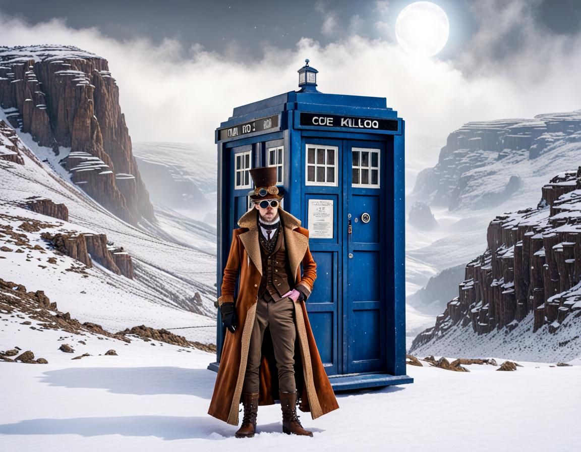 Steampunk Timelord Adventure on Alien Planet