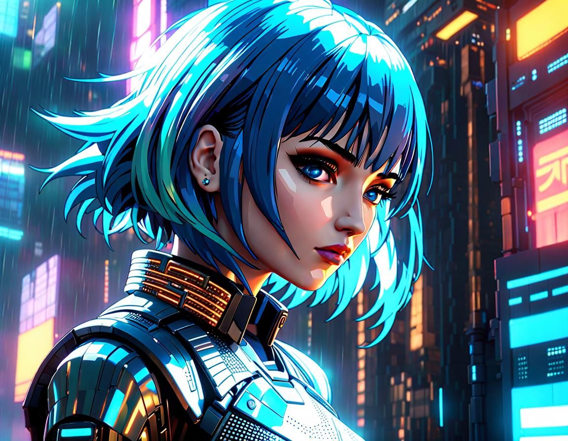 Cyberpunk Hologram: Ana de Armas in Blade Runner 2049