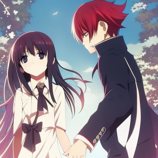 Emotional Anime Key Visual Art