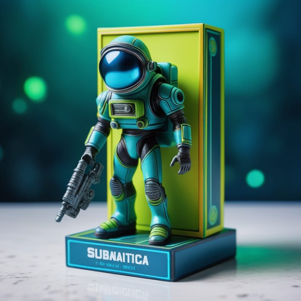 Retro Futuristic Architect Action Figure Packaging