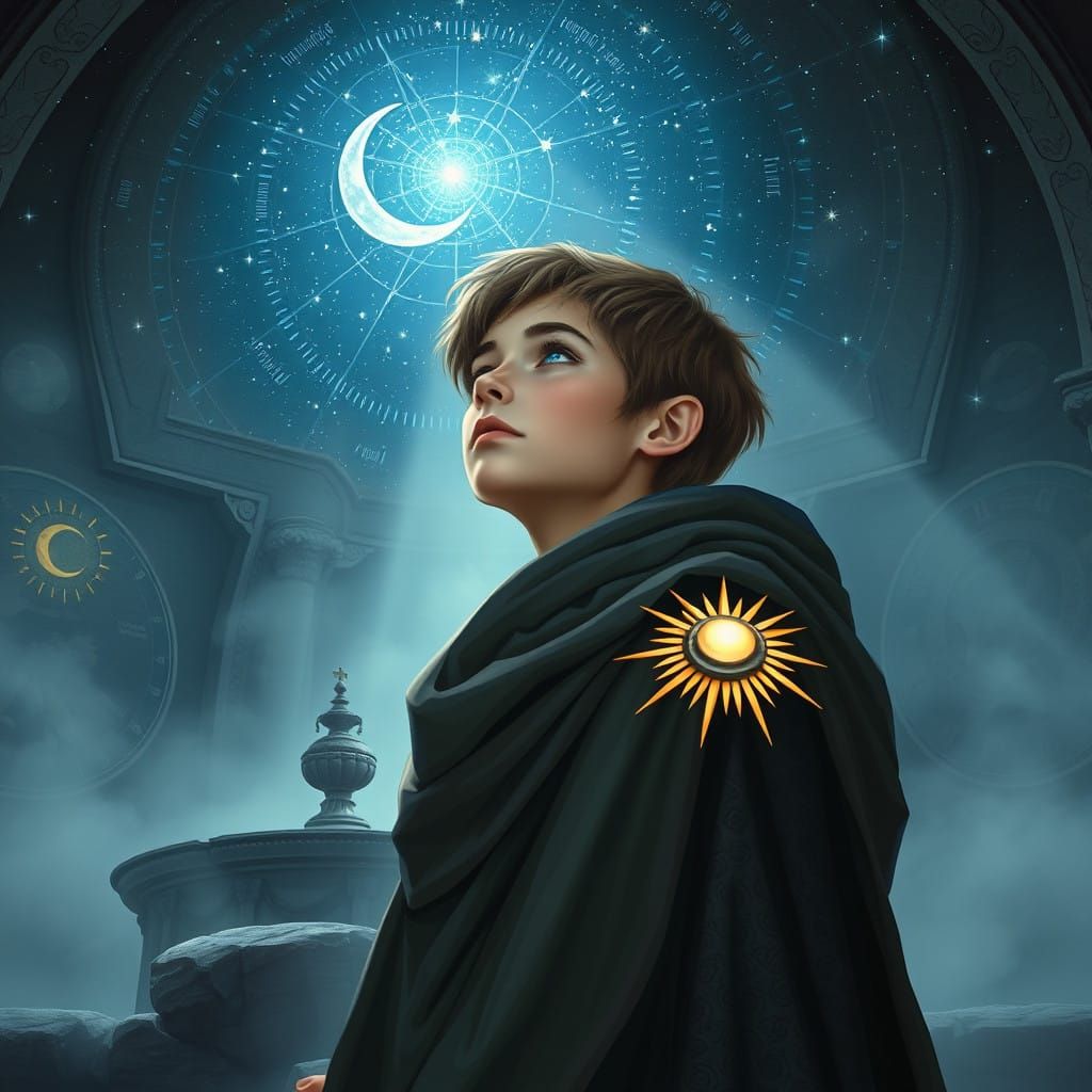 Ethereal Vaelorian Mage Basks in Celestial Harmonies