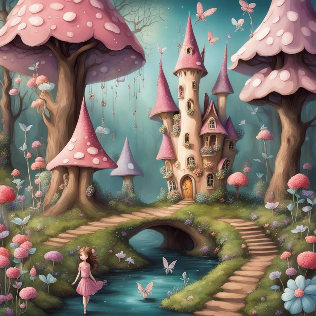 Enchanting Whimsical Fairy Wonderland