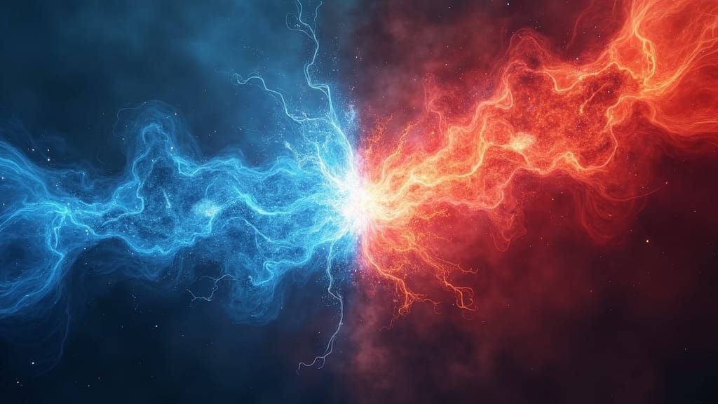 Clash of Good and Evil: Atomic Energy Forces