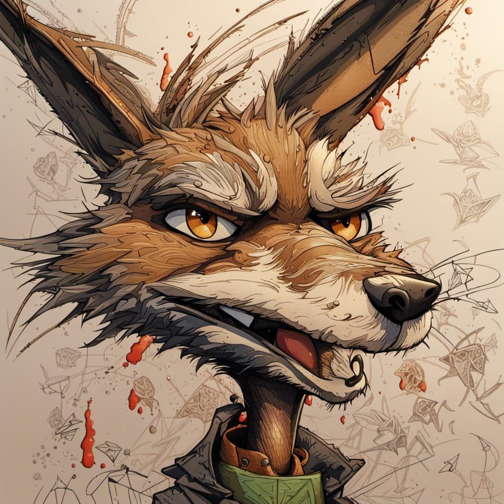 Portrait of Wile E. Coyote