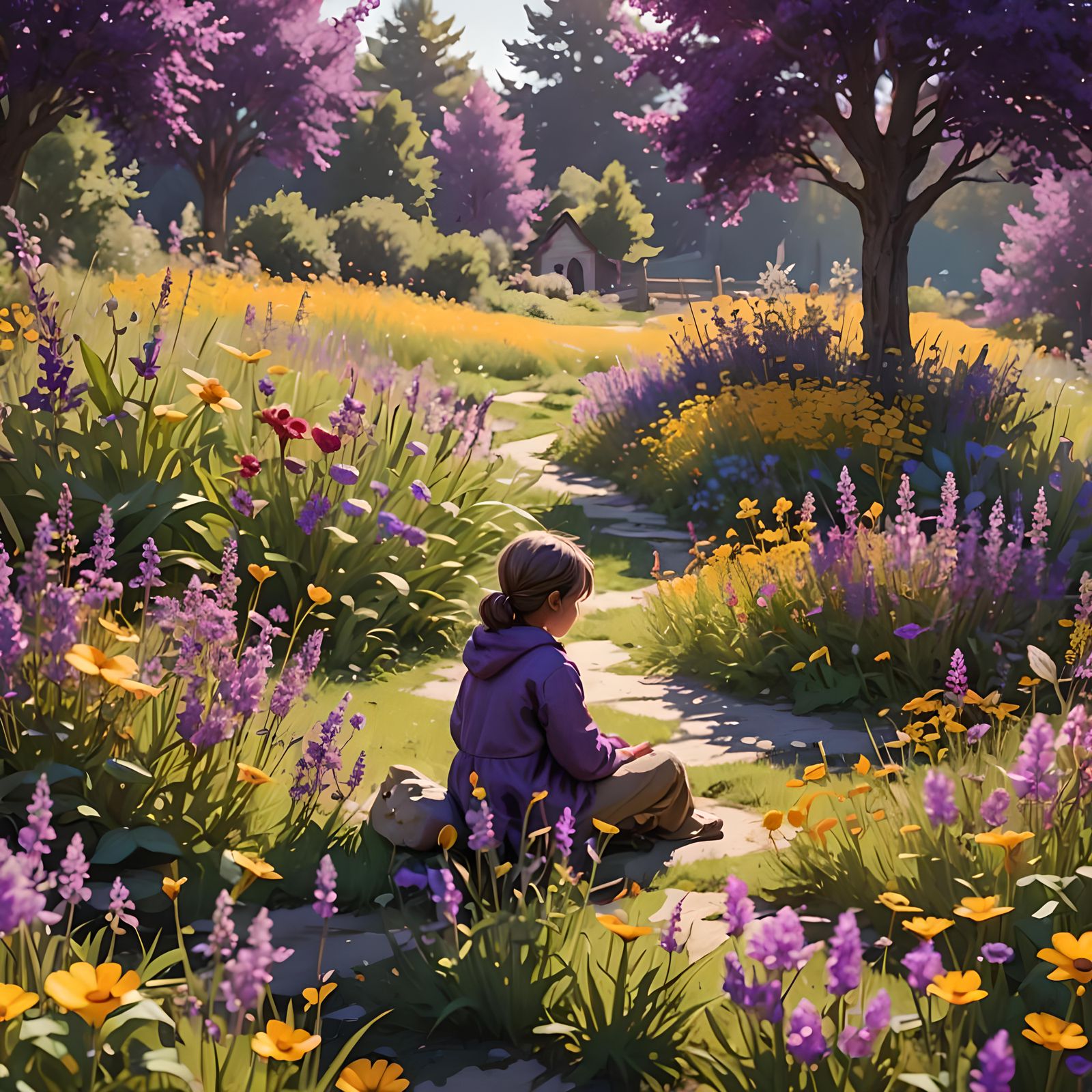 Peaceful Garden: Rediscovering Inner Child Joy