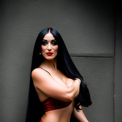Giorgia Meloni as Vampirella: Professional Photography