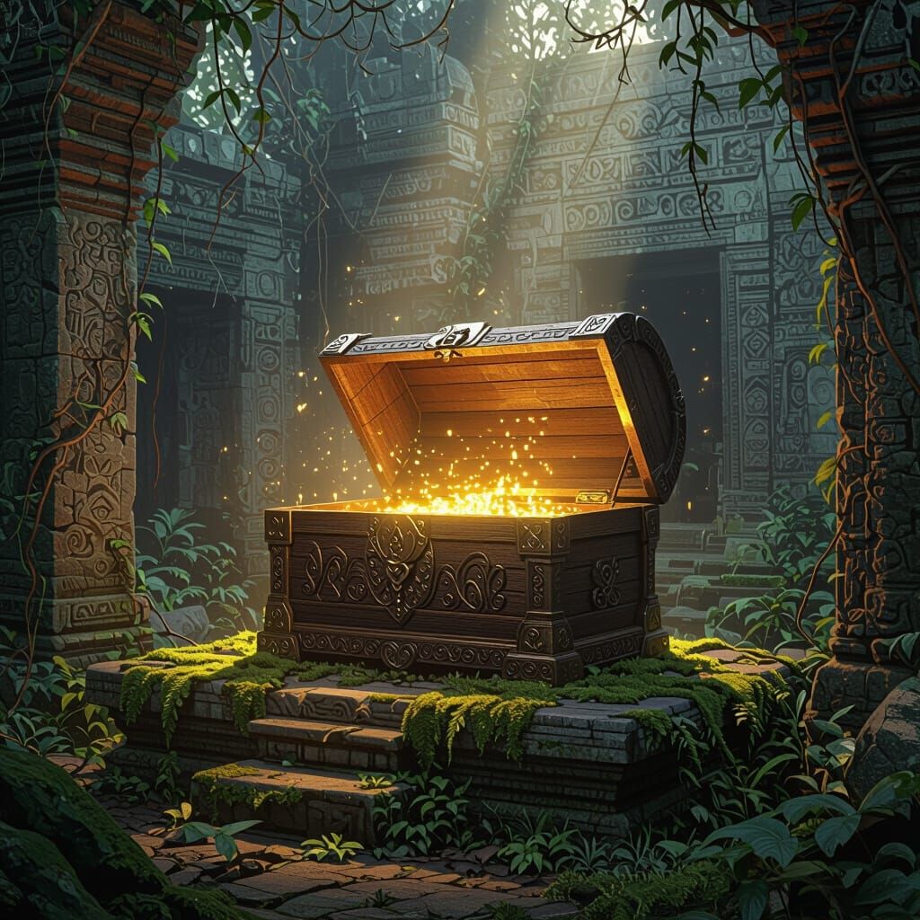 Forgotten Jungle Temple Treasure Chest