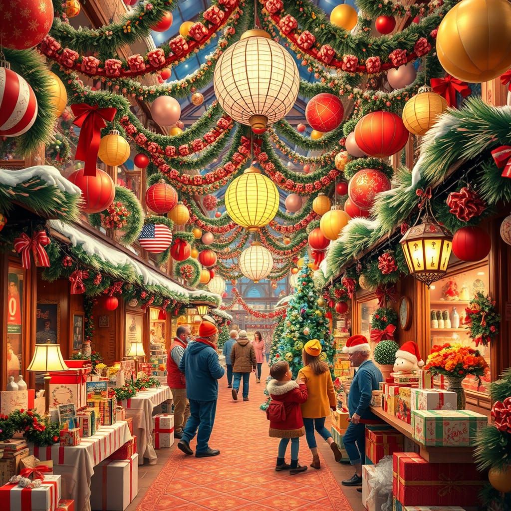 Whimsical Fake Holidays Celebration in Artistic Style