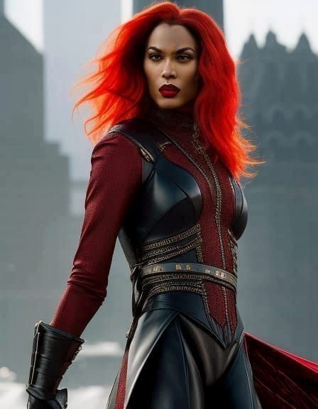 Powerful Supervillain Portrait in Cinematic Impressionism