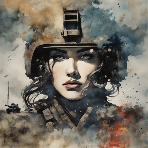 AI Generated Soldier Image