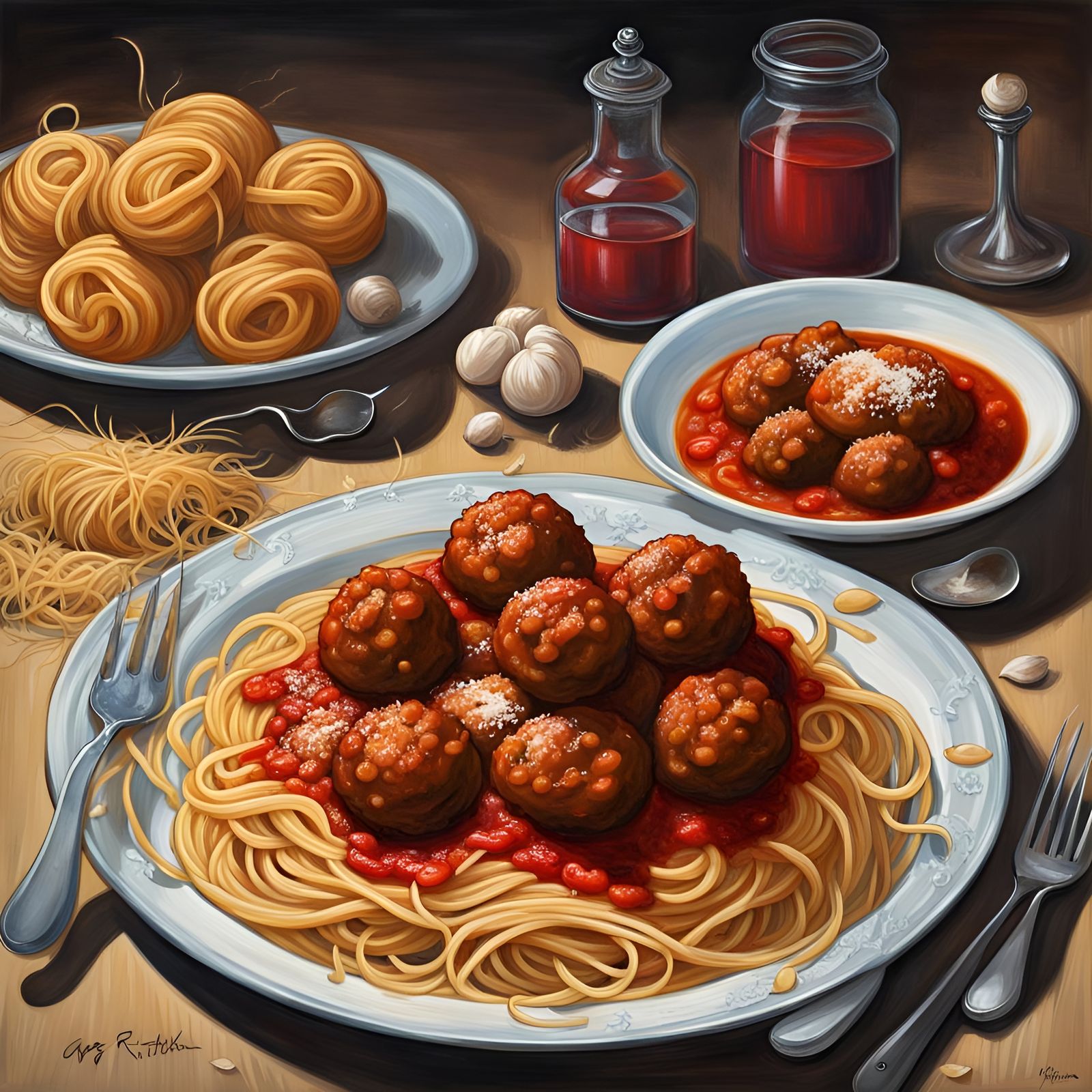 Delectable Spaghetti Dinner