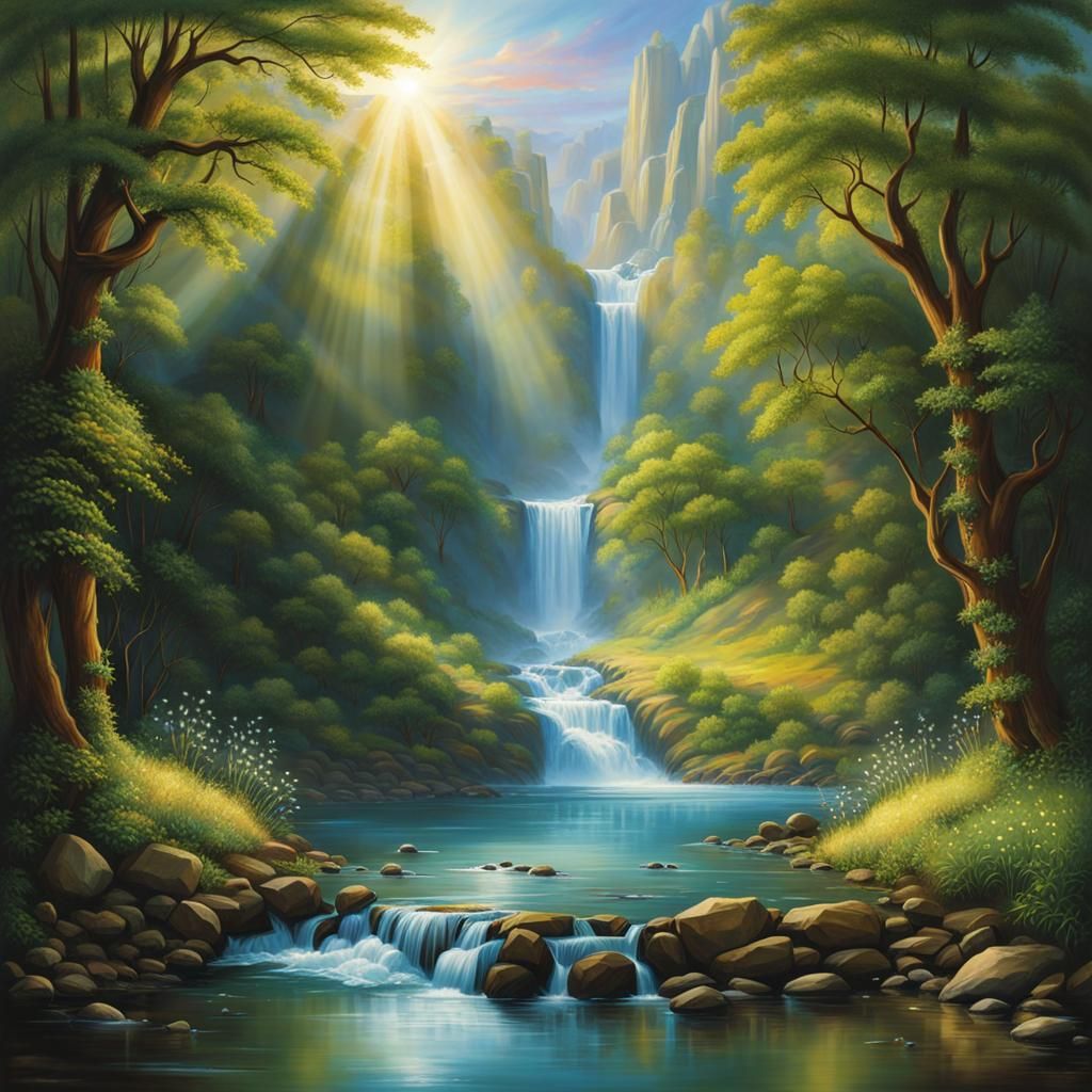 River of Life Flows from the Throne