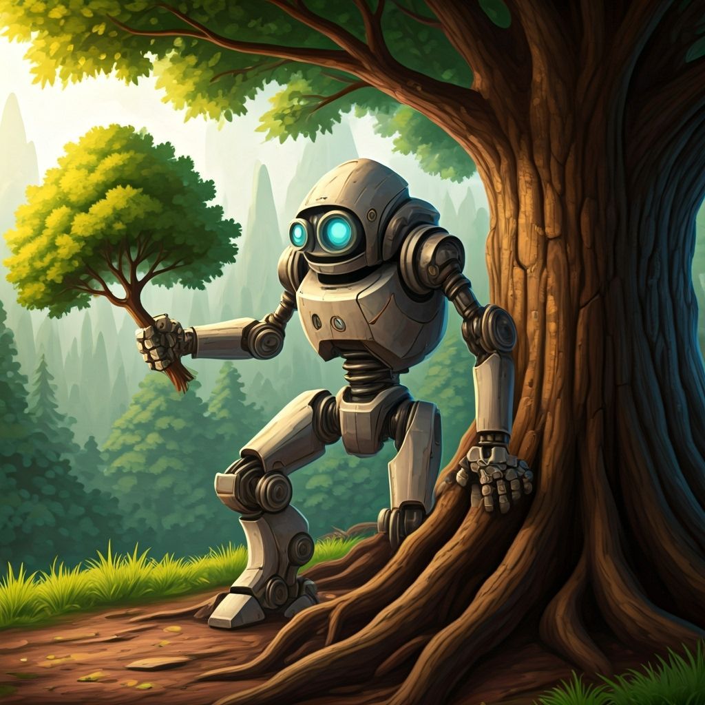 Robot Interacting with a Tree