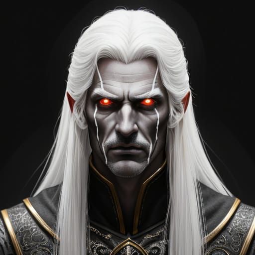 Sinister Knight in Sepia Tone