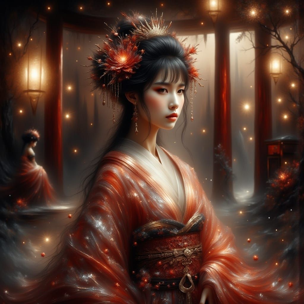 <lora:Spirit of Nature:1.0> <lora:Exquisite Flux:1.0> <lora:...