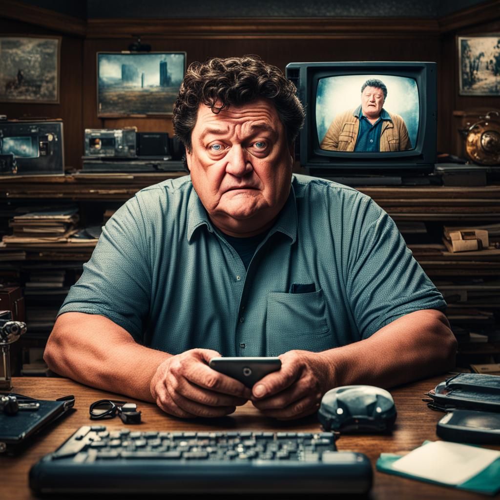 Hyperrealistic Image of Mr. Beiste Crying