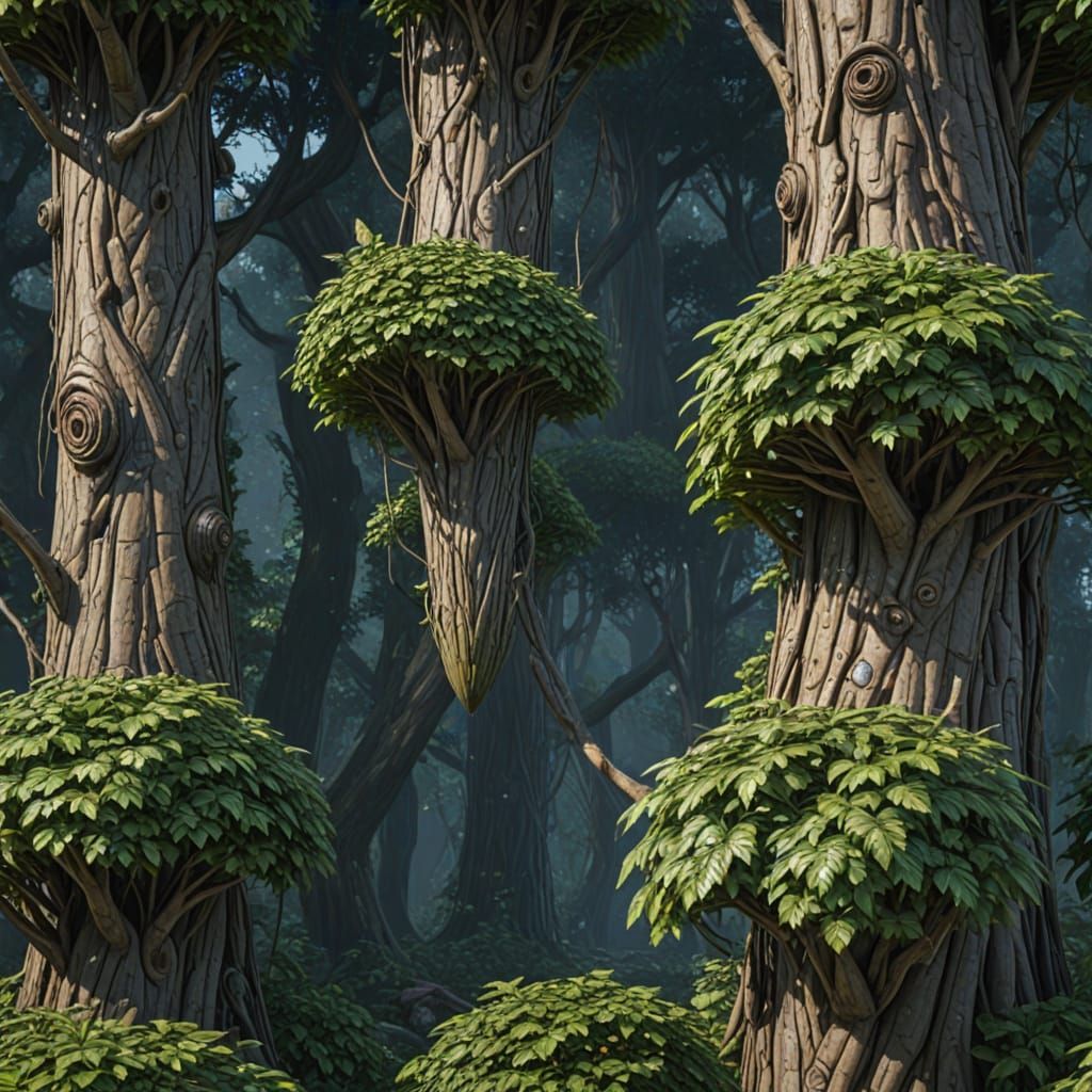 Epic Fantasy Landscape in High-Detail 3D Rendering