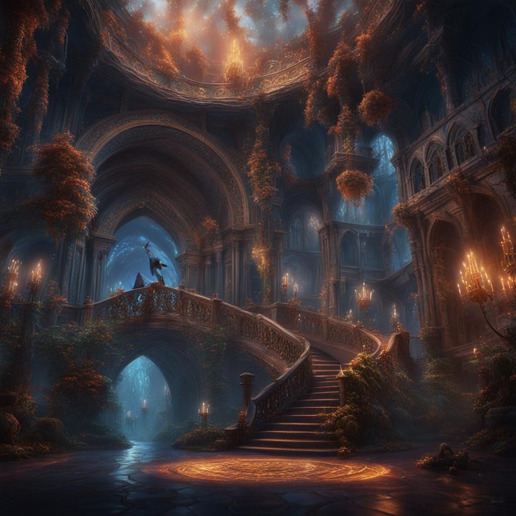 Dance of the Seven Veils: Detailed Fantasy Art