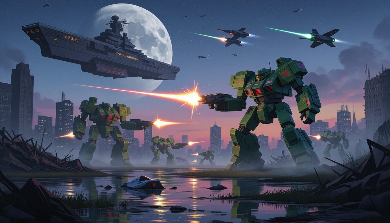 Epic Mecha Battle: Battletech, Robotech & Starblazers Crosso...