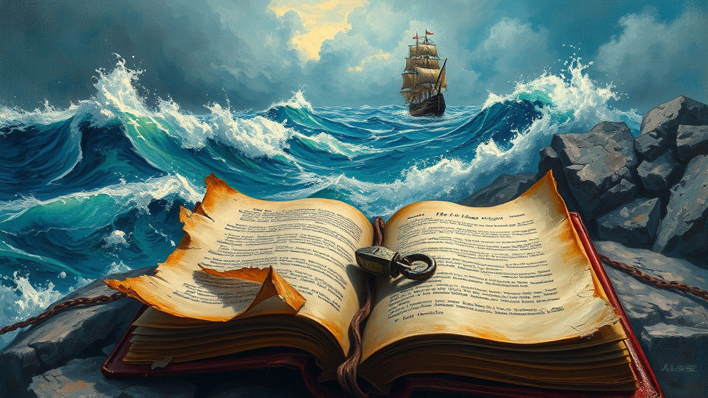 Book Portal to Stormy Sea in Romantic Style