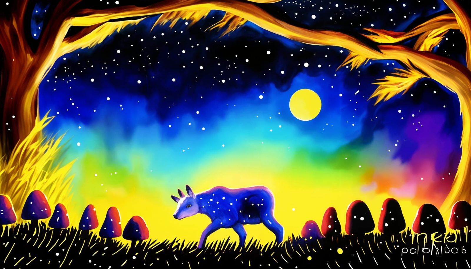 Animals Under Moonlight: A World of Kindness