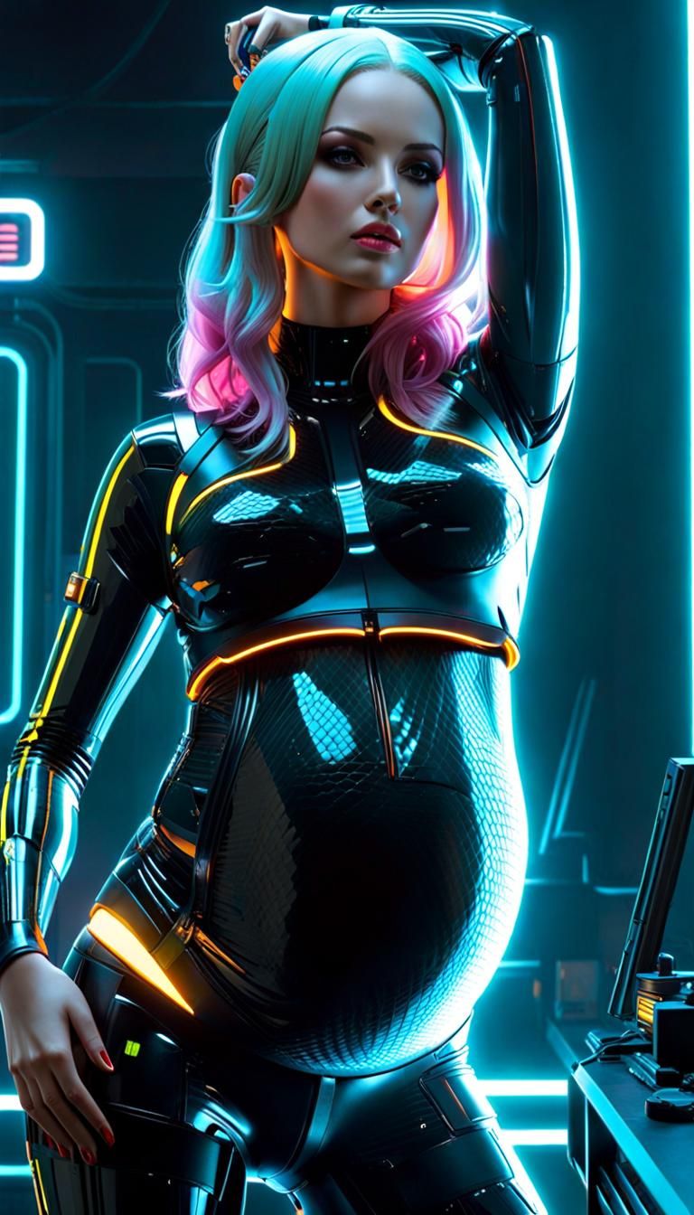 Cyberpunk Motherhood: Human and Machine in Neon