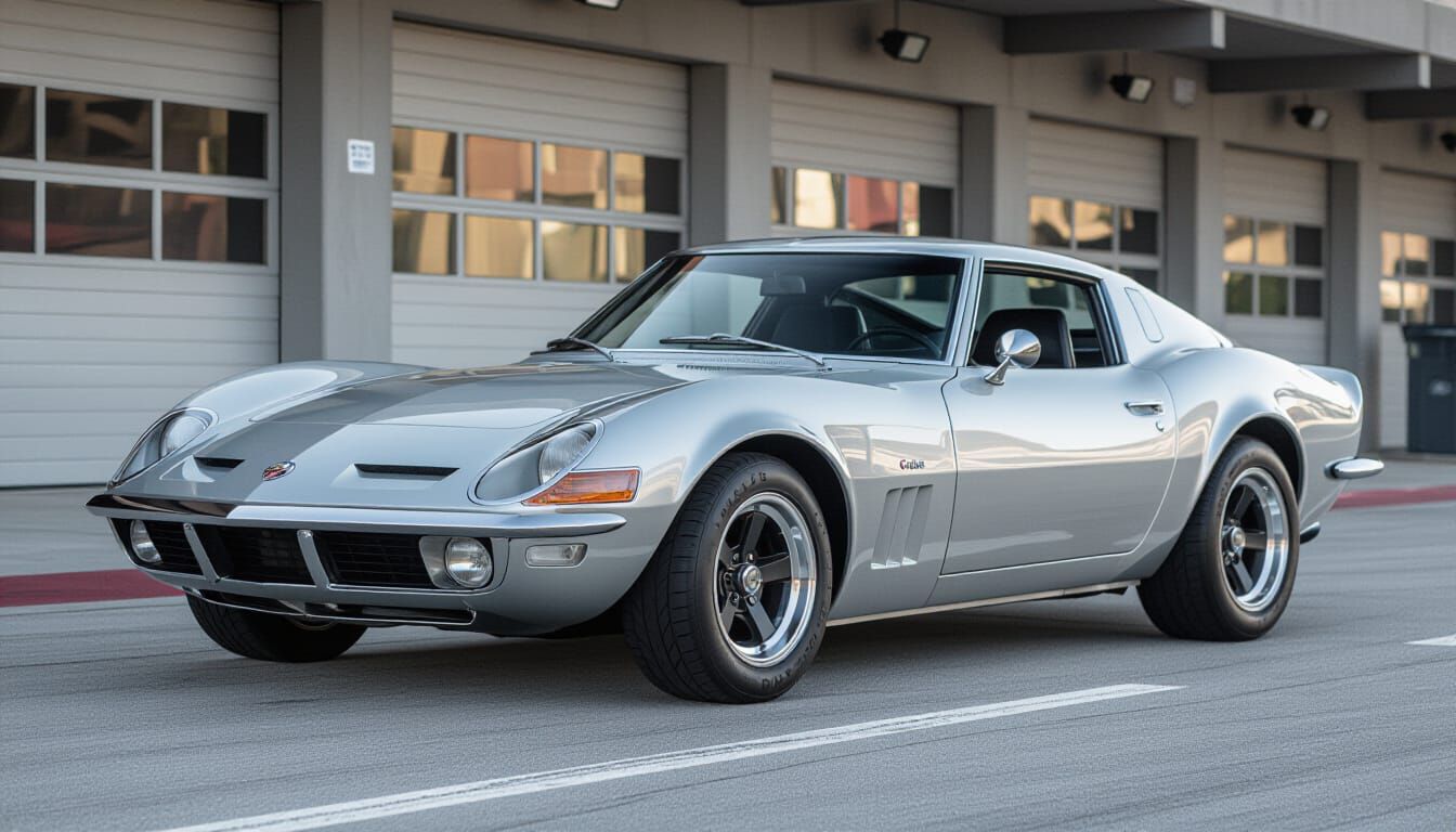 Retro-Modern Sports Car Inspired by Opel GT Design