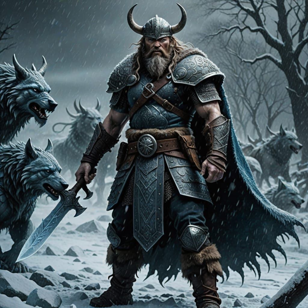 Viking Warlord of Frost and Ice