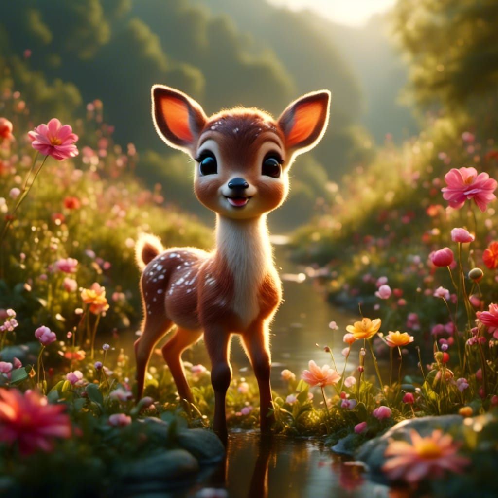The Happy Fawn