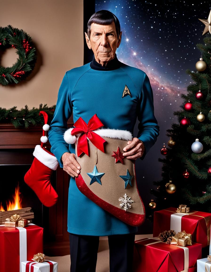You've heard of Elf on a Shelf, now have Spock with a Sock!