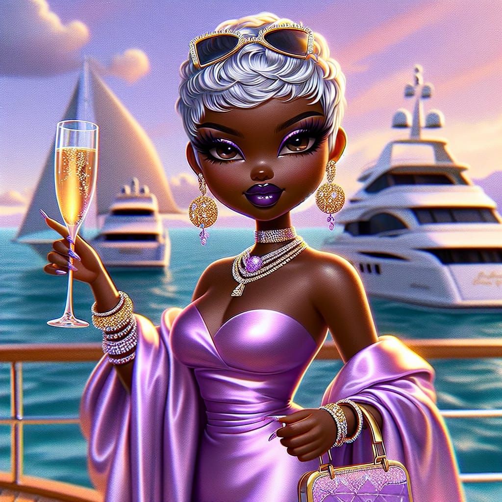 A 4K hyper-realistic acrylic oil painting glossy digital ill...