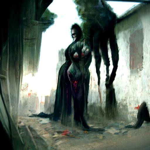 Sinister Venustraphobia Image in Dark Fantasy Style