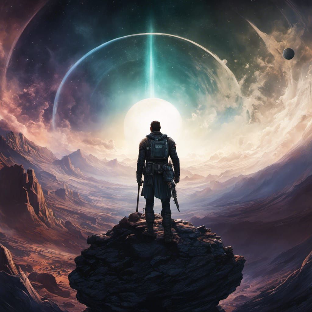 Dr. Daniel Jackson at the Stargate Portal