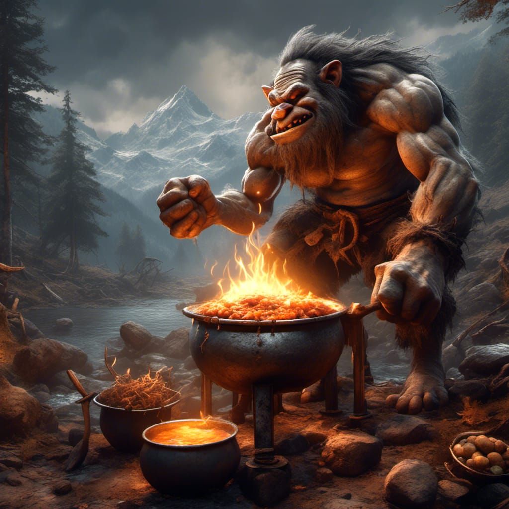A dinner grand enough for a mountain troll